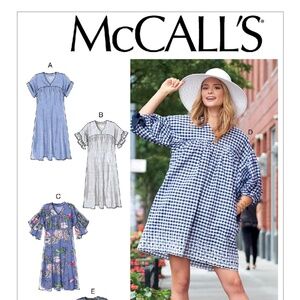M7742 McCall's Sewing Pattern Misses' Dresses SIZES XS-MED